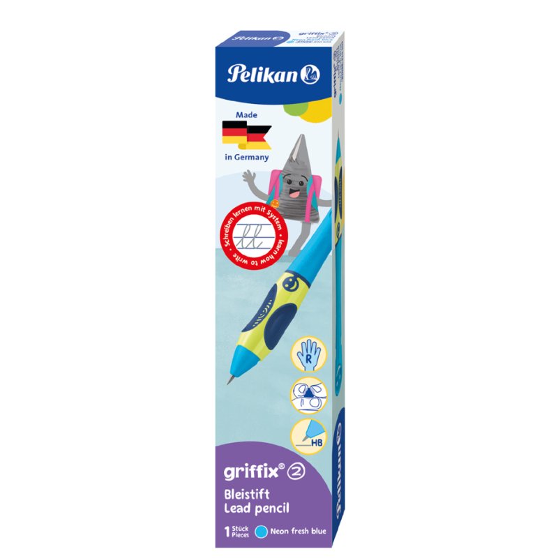 Pelikan griffix crayon de papier Sweet Berry, HB, 2,0 mm, baies/bleu clair